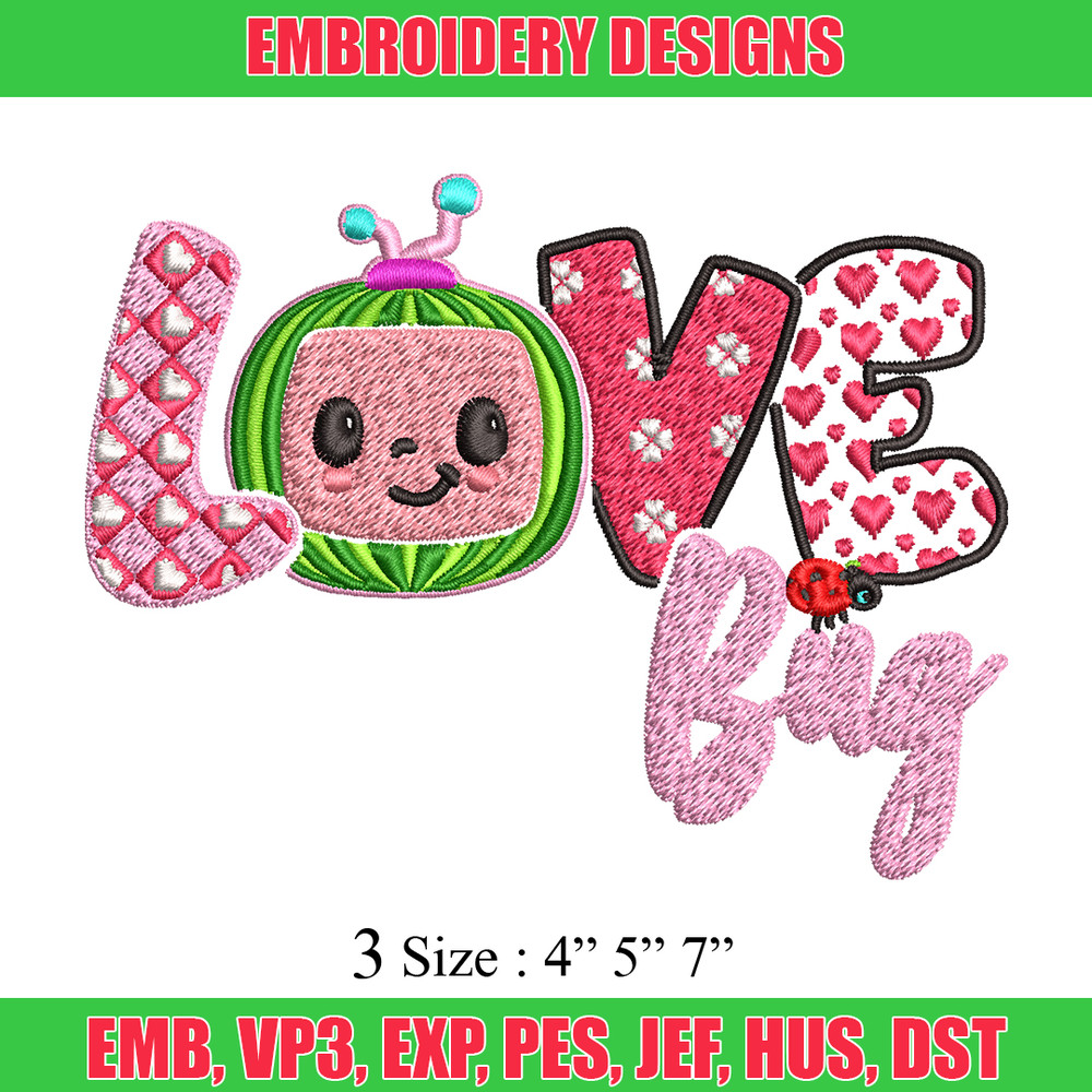 Love bug logo Embroidery design, Love bug logo Embroidery, logo design, Embroidery File, logo shirt, Digital download..jpg