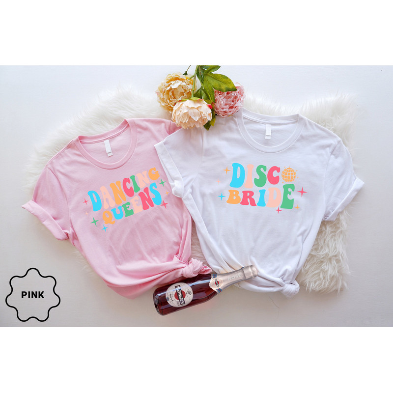 Cute Disco Bachelorette Party Shirts, Bachelorette Party Gifts, Bridesmaid Shirt, Bachelorette Favor Shirts, Matching Bachelorette Shirts - 1.jpg