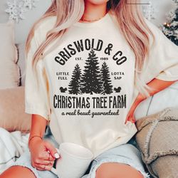 vintage griswold tree farm since 1989 t-shirt png, christmas t-shirt png, christmas family t-shirt png, christmas, t-