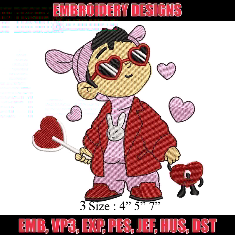 Valentine Baby Benito embroidery design, Valentine embroidery, embroidery file, Valentine design, Digital download.jpg