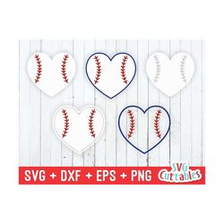 baseball ball heart svg, softball heart svg, svg, eps, dxf, baseball vector, silhouette, cricut cut file, digital download