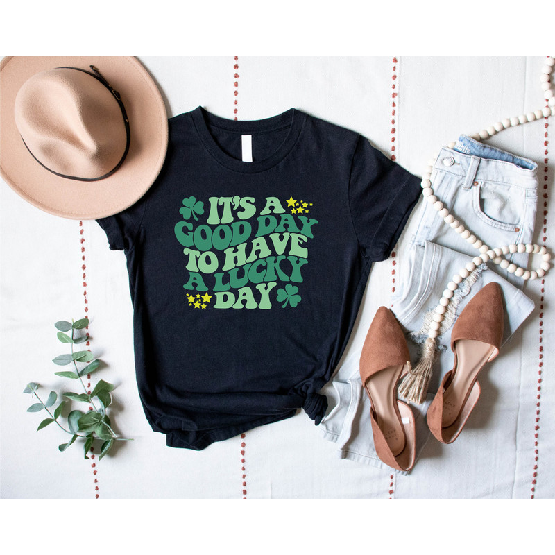 Cute Lucky Day Shirt, St Patrick's Day Shirt, Shamrock Shirt, Lucky Shirt, Clover Shirt, St Pattys Day Outfit - 3.jpg