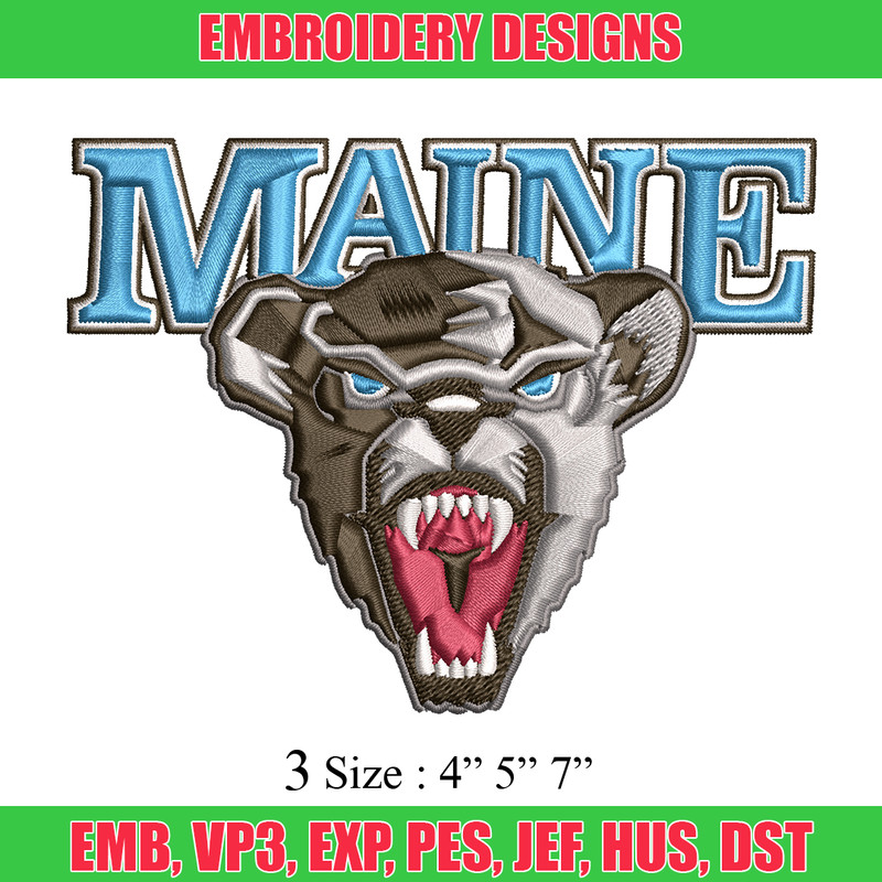 Maine Black Bears embroidery design, Maine Black Bears embroidery, logo Sport, Sport embroidery, NCAA embroidery..jpg