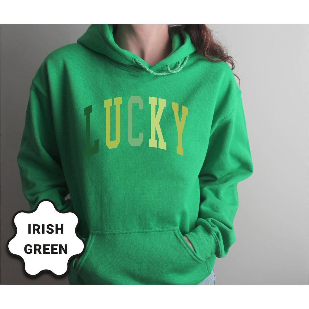 Cute Lucky Sweatshirt, Funny St Patrick's Day Sweatshirt, Happy Shamrock Shirt, Irish Shirt, Women's St Patricks Day Shirt - 6.jpg