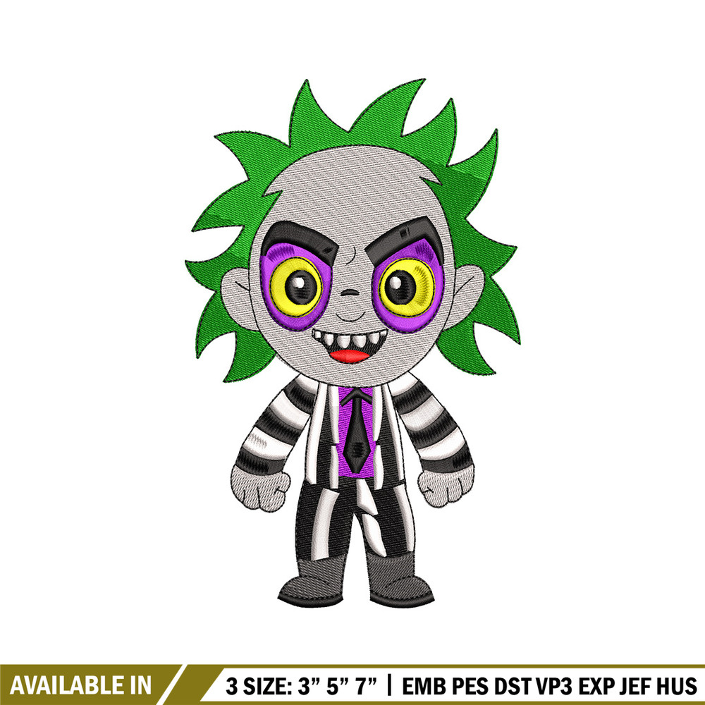 Horror chibi embroidery design, Horror embroidery, Embroidery file,Embroidery shirt, Emb design, Digital download.jpg