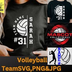 volleyball team svg, personalized template t-shirt svg design, cap svg design , svg sticker download