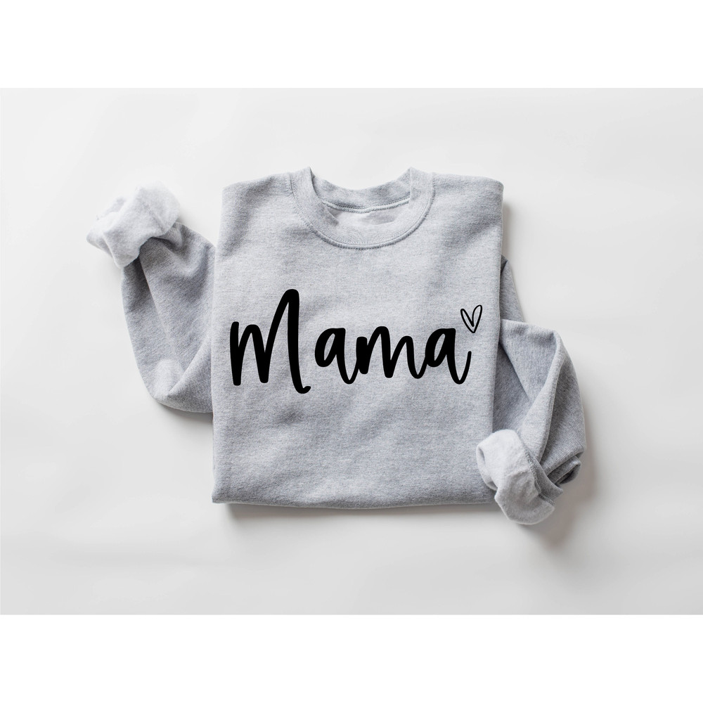 Cute Mama Sweatshirt, Mothers Day Gift, Grandma Sweatshirt, Nana Shirt, Gift For Mother, Mama Crewneck, New Mom Shirt, Grammy Shirt - 6.jpg