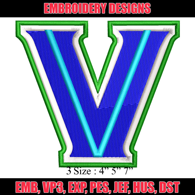 Villanova Wildcats embroidery design, Villanova Wildcats embroidery, logo Sport, Sport embroidery, NCAA embroidery..jpg