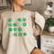 Cute Shamrocks Sweatshirt, Womens St Patrick's Day Sweatshirt, Happy Shamrock Shirt, Irish Shirt, Lucky St Patricks Day Shirt - 5.jpg