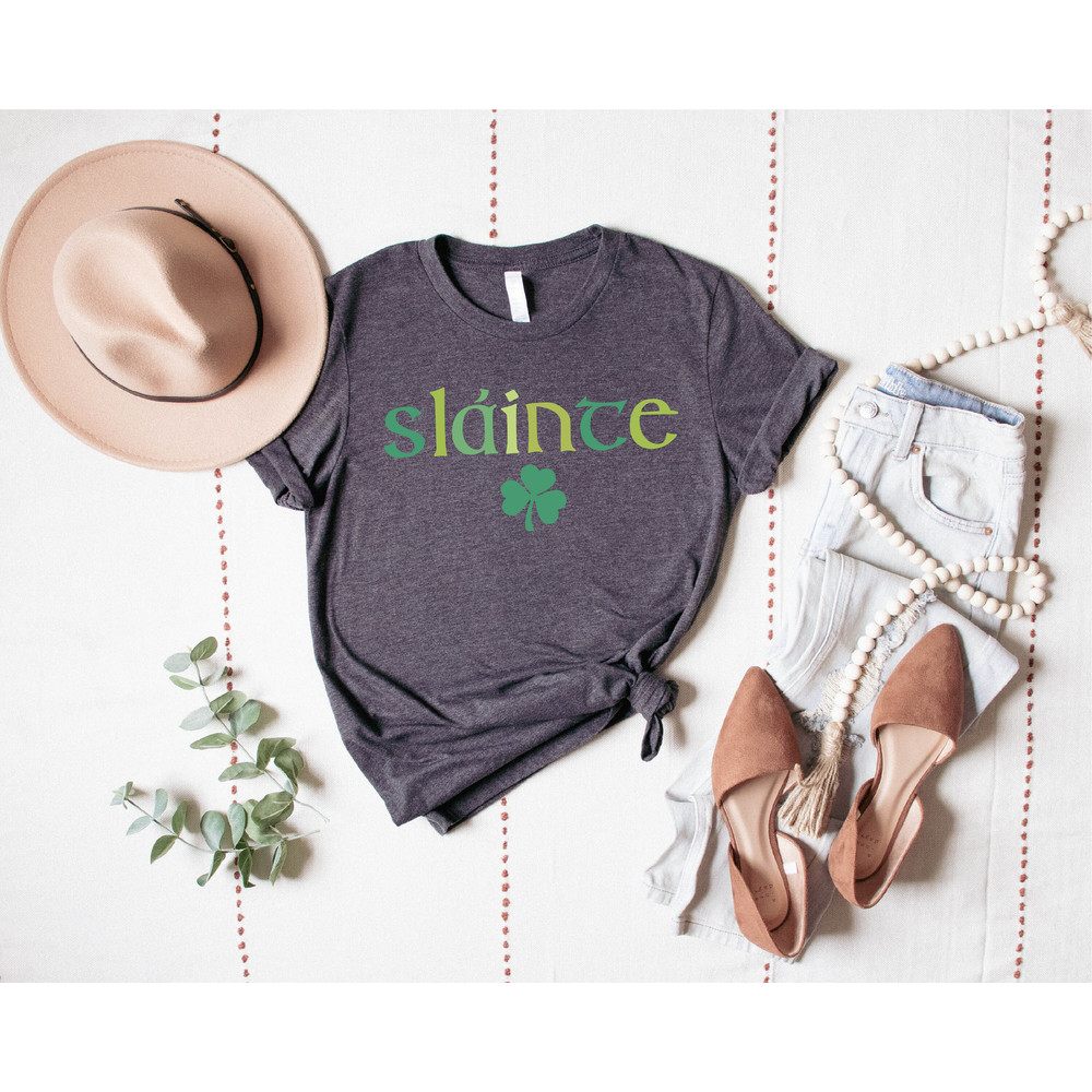 Cute Slainte Shirt, Womens Irish Shirt, Trendy St Patricks Day Shirt, Cute St Patty Day Shirt, St Pattys Day Outfit - 7.jpg