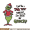 I Just Took A DNA Test Grinch Embroidery design, Grinch christmas Embroidery, Grinch design, Instant download..jpg