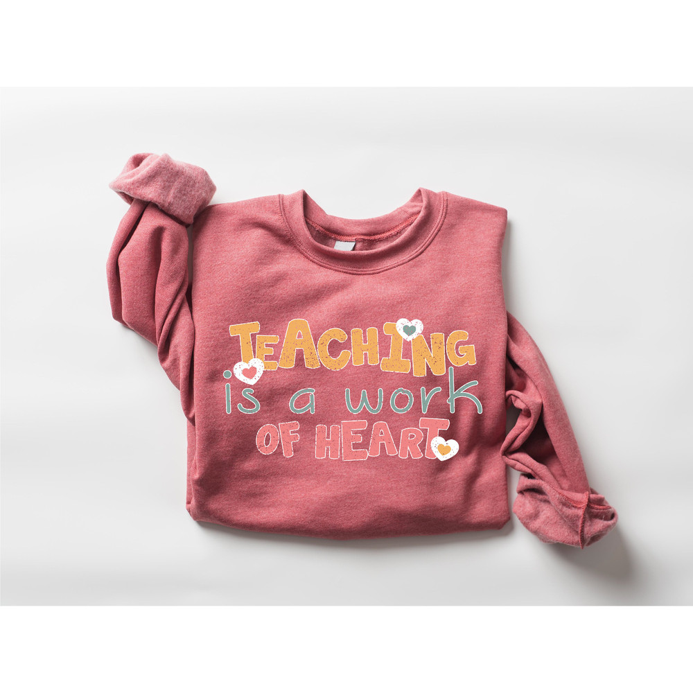 Cute Teacher Sweatshirt, Teacher Positive Affirmation Sweatshirt, Retro Teacher Gifts, Elementary School Teacher Shirt, Group Teacher Shirts - 2.jpg