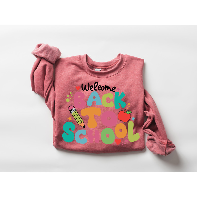 Cute Welcome Back To School Sweatshirt, First Day Of School Shirt, Preschool Shirt, Elementary School Shirts, 1st Day of School Shirt - 5.jpg