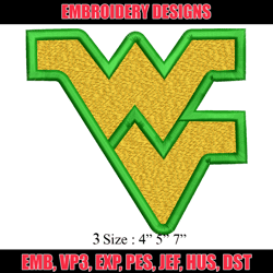 west virginia mountaineers embroidery design, west virginia mountaineers embroidery, sport embroidery, ncaa embroidery.