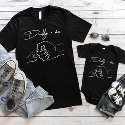 daddy and me shirt, father and son matching shirts, family shirts, cute daddy shirt, fathers day gift, gifts for husband