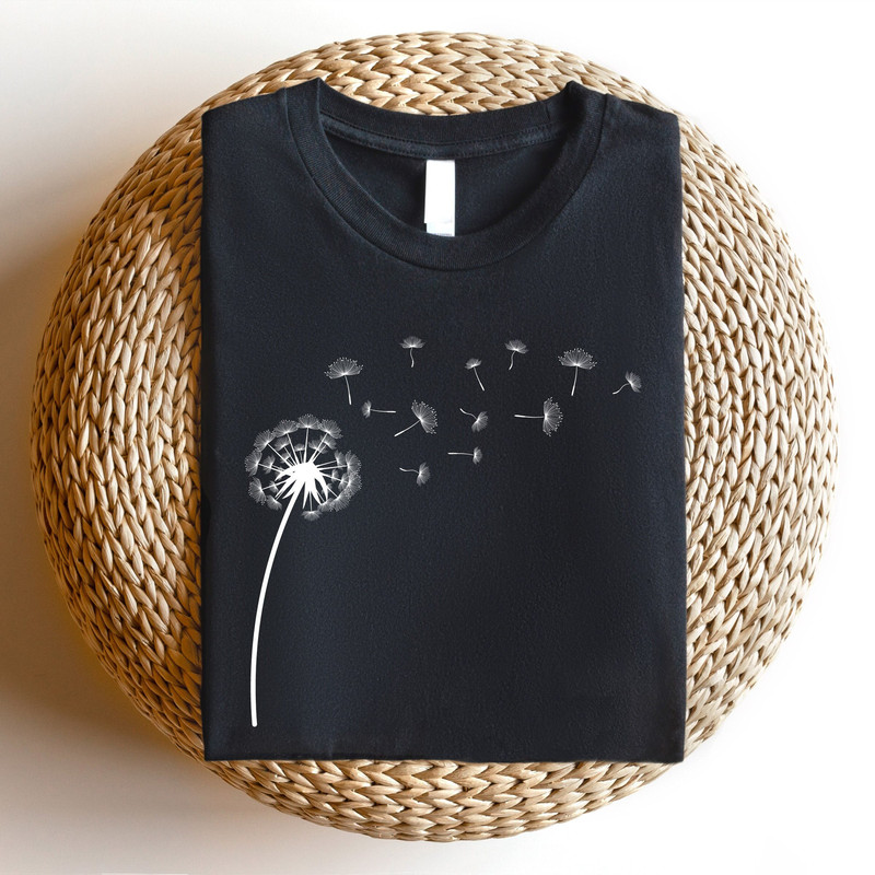 Dandelion Flower Shirt, Wild Flower Shirt, Mothers Day Shirt, Unique Mom Gift, Gift for Her, Christmas Gift For Mother, Mama Shirt, Fall Tee - 2.jpg