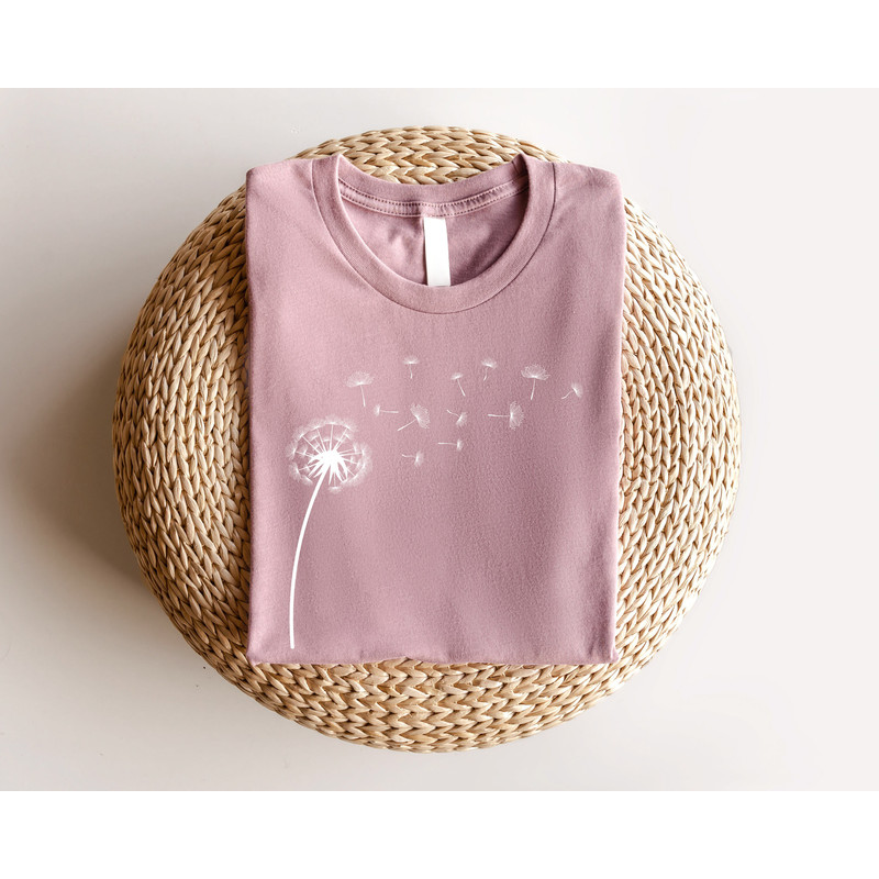 Dandelion Flower Shirt, Wild Flower Shirt, Mothers Day Shirt, Unique Mom Gift, Gift for Her, Christmas Gift For Mother, Mama Shirt, Fall Tee - 5.jpg