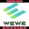 Wewe logo embroidery design, Wewe logo embroidery, logo design, Logo shirt, embroidery file, Digital download.jpg