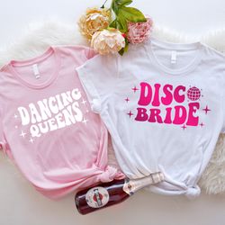 disco bachelorette party shirts, disco bride, bridesmaid shirts, one last disco, country bachelorette party shirt, brida