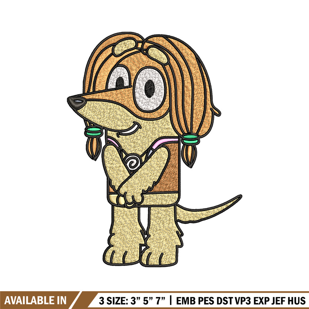 Indy Bluey Embroidery, Bluey cartoon Embroidery, Embroidery File, cartoon design, cartoon shirt, Digital download..jpg