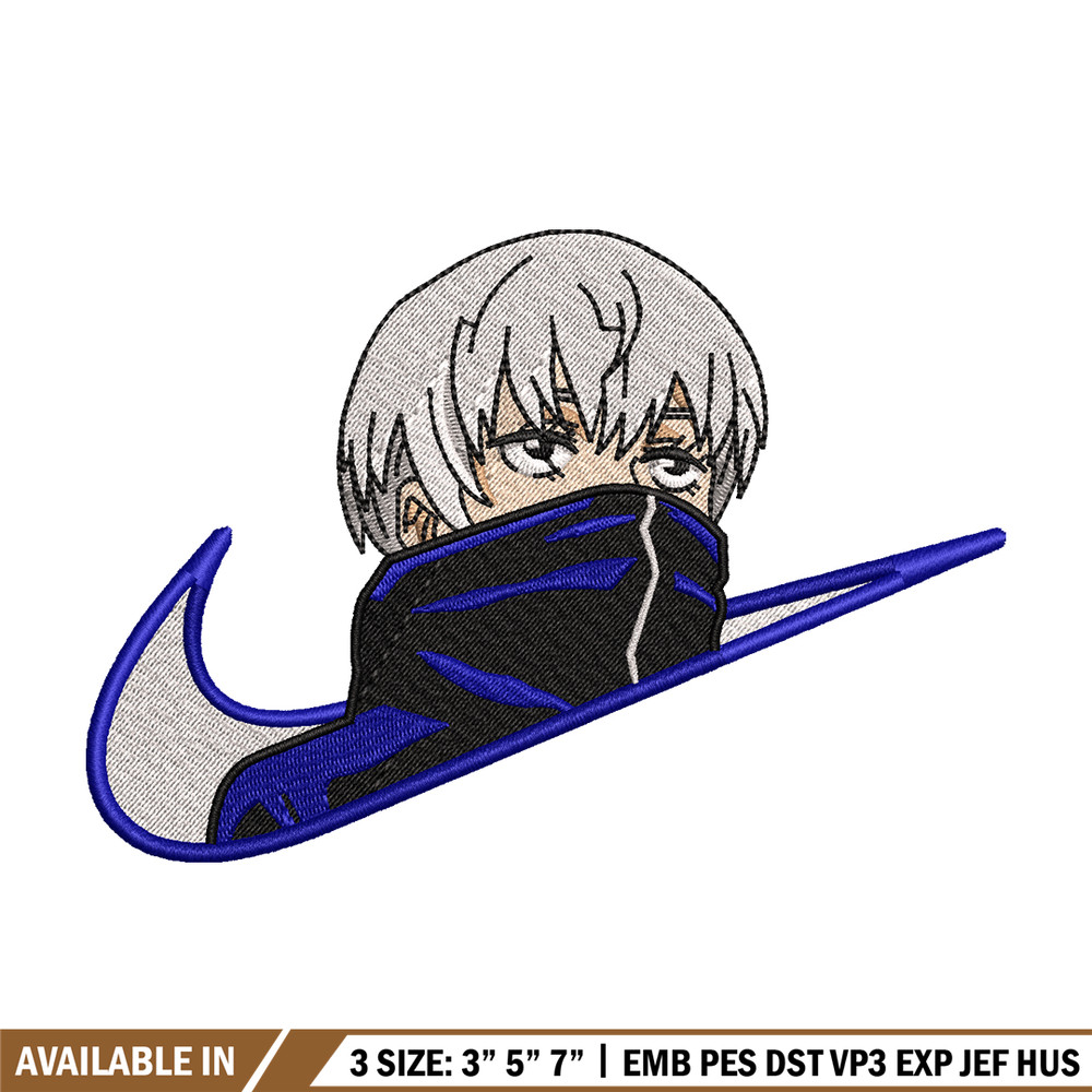 Inumaki Nike embroidery design, Jujutsu Kaisen embroidery, Nike design, anime design, anime shirt, Digital download.jpg