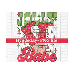 Jolly Babe PNG, Digital Download, Sublimation, Sublimate, merry, christmas, lights, western, country, cowboy boots, cowgirl, rodeo,