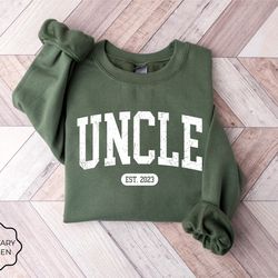 fathers day gift for uncle, personalize retro uncle sweatshirt, funny uncle sweatshirt, cool uncle sweatshirt, new uncle