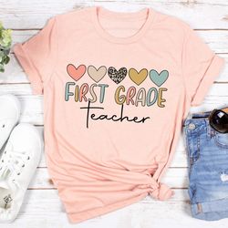 first teacher shirt, school grades shirt, preschool shirt, back to school, elementary school shirt, first day of school,