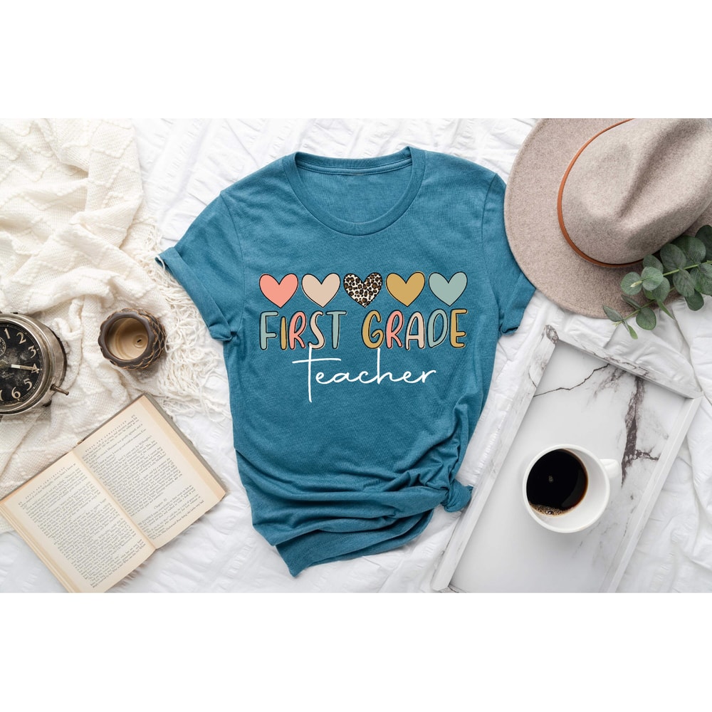 First Teacher Shirt, School Grades Shirt, Preschool Shirt, Back To School, Elementary School Shirt, First Day Of School, New Teacher Tee - 7.jpg