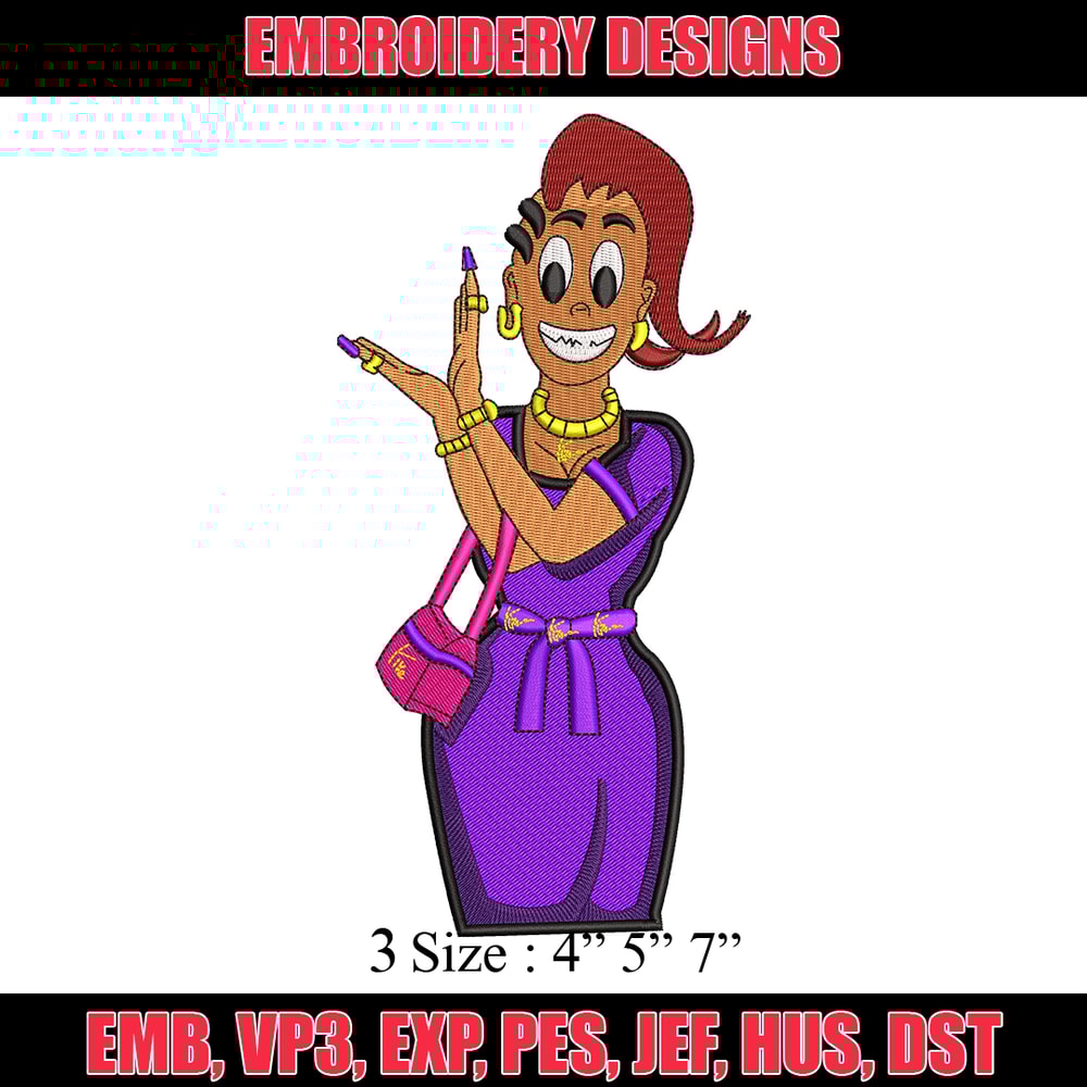 Yike girl embroidery design, Yike girl embroidery, logo design, Logo shirt, embroidery file, Digital download.jpg