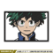 Izuku frame embroidery design, Mha embroidery, Anime design, Embroidery shirt, Embroidery file, Digital download.jpg