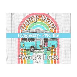 camp png, digital download, sublimation, sublimate, hippie, camper, hiking, retro, vintage, rainbow, summer