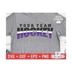 hockey svg - hockey cut file - hockey template 004 - svg - eps - dxf - hockey team - silhouette - cricut cut file - digital file