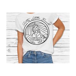 salty little beach svg dxf png, vacation, boho, mermaid, beach, vacay, summer, sun, files for: cricut, silhouette, sublimation