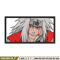 Jiraiya embroidery design, Naruto embroidery, Anime design, Embroidery shirt, Embroidery file, Digital download.jpg
