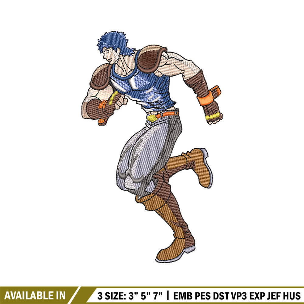 Jonathan joestar embroidery design, Jonathan embroidery, logo design, anime shirt, Embroidery shirt, Instant download.jpg