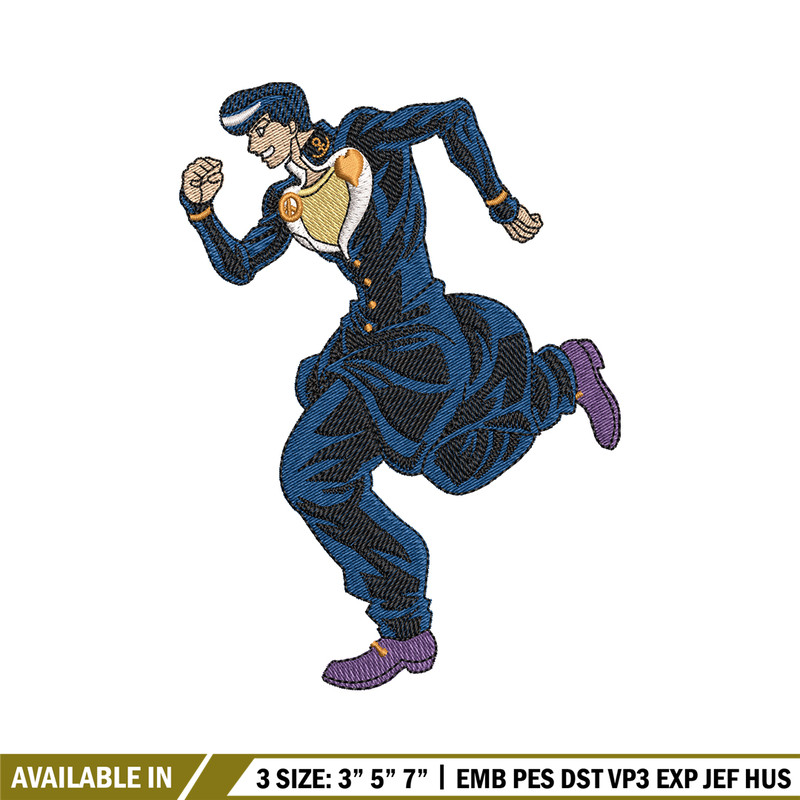 Josuke higashikata embroidery design, anime embroidery, logo design, anime shirt, Embroidery shirt, Instant download.jpg