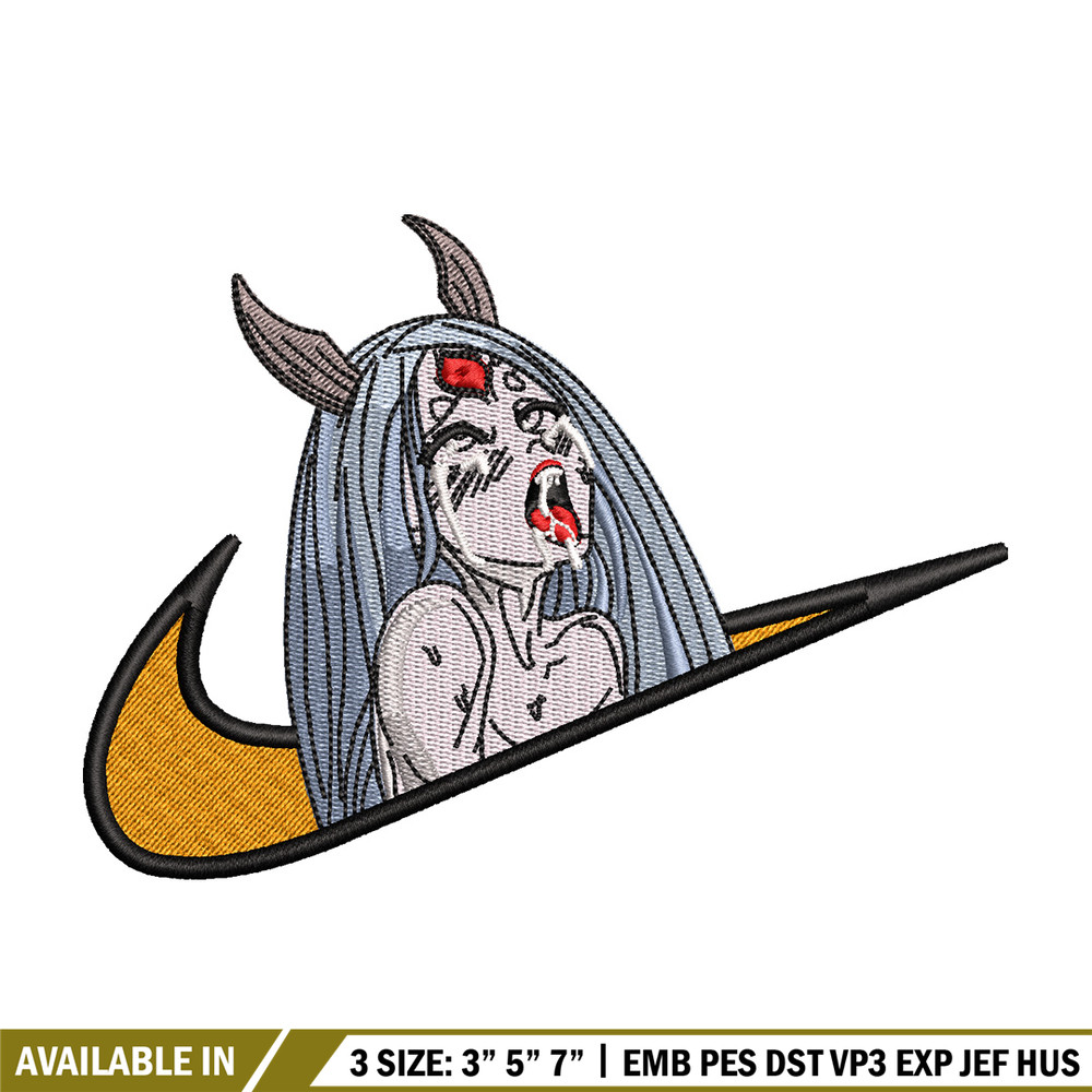 Kaguya agehao nike embroidery design, Naruto embroidery,Nike design, Embroidery shirt, Embroidery file, Digital download.jpg