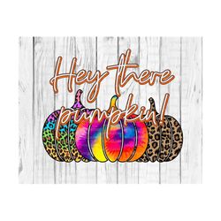 hey there pumpkin png, fall, autumn, halloween, thanksgiving, cheetah, animal print, tie dye, neon, sublimation download,