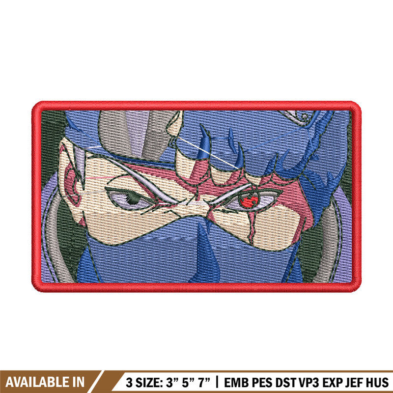 Kakashi eyes box embroidery design, Naruto embroidery, Anime design, Embroidery shirt,Embroidery file,Digital download.jpg