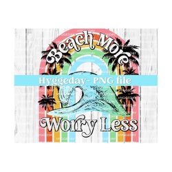 beach png, digital download, sublimation, sublimate, hippie, relax, summer, sunshine, wave, retro, vintage, rainbow,