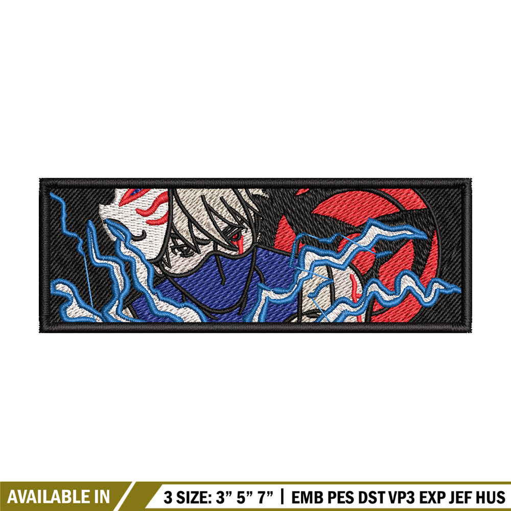 Kakashi mask embroidery design, Naruto embroidery, Anime design, Embroidery shirt,Embroidery file,Digital download.jpg