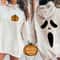 Halloween Pumpkin Face Sweatshirt, Halloween Shirt, Cute Pumpkin Face Shirt, Womens Skull Shirt, Fall Graphic Tee,Funny Halloween Sweatshirt - 1.jpg