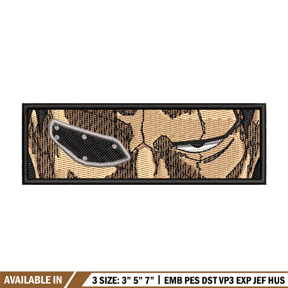 Kenpachi eyes embroidery design, Bleach embroidery, Anime design, Embroidery shirt, Embroidery file, Digital download.jpg