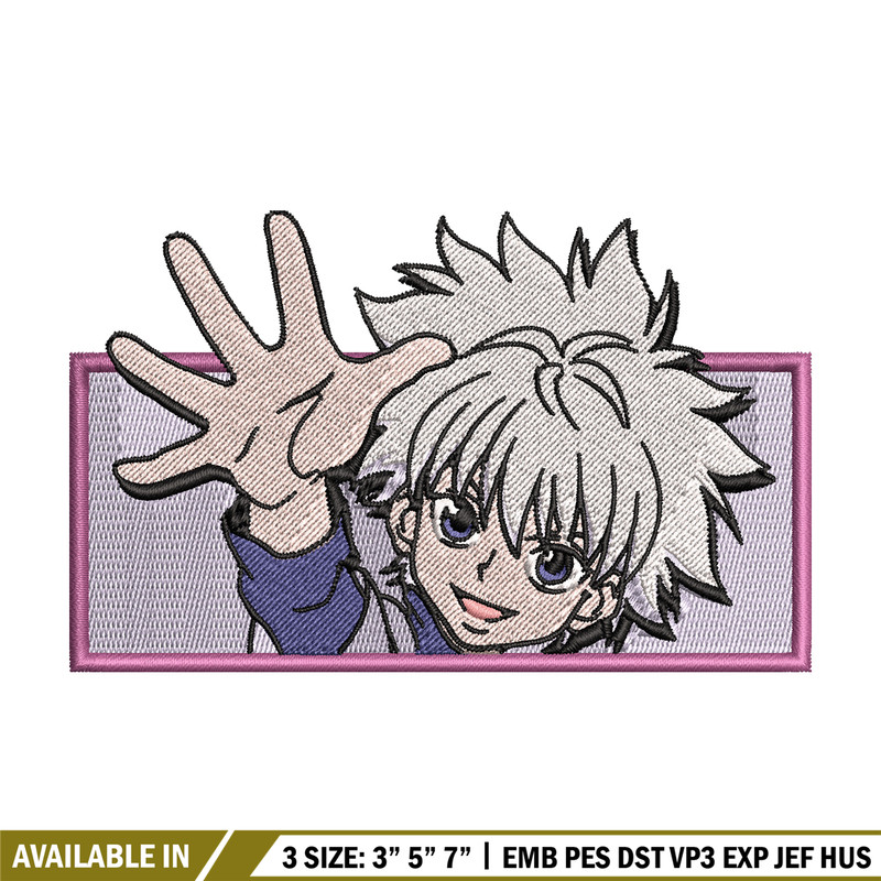 Killua nike embroidery design, Hunter x hunter embroidery, nike design, Logo shirt, anime shirt, digital download.jpg