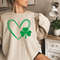 Heart Shamrock Sweatshirt, Womens St Patricks Sweatshirt, Cute Shamrock Sweatshirt, St Patrick's Day, St Patrick's Day Gift, Clover Shirt - 4.jpg