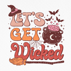 halloween let's get wicked sublimation