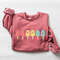 Hello Summer Sweatshirt, Popsicle Written Summer Welcome Outfit, Colorful Holiday Sweatshirt, Family Vacation Apparel, Gift for Traveler - 2.jpg