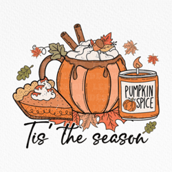 retro fall tis' the season sublimation