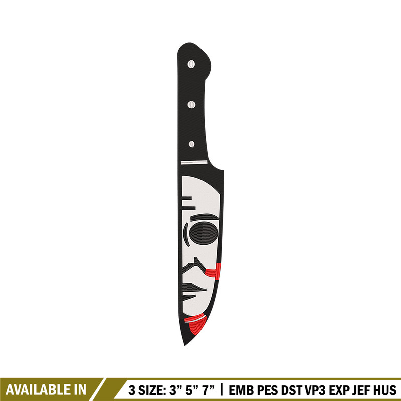 Knife horror movie embroidery design, Horror embroidery, Embroidery file,Embroidery shirt, Emb design, Digital download.jpg